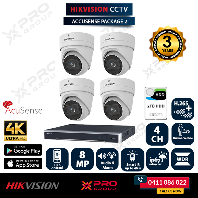 Hikvision CCTV Accusense Package 2